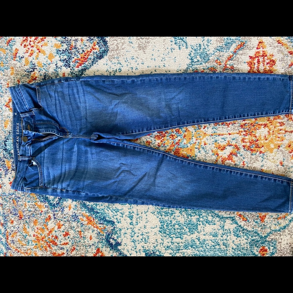 American Eagle curvy hi rise jegging, size 8 regular